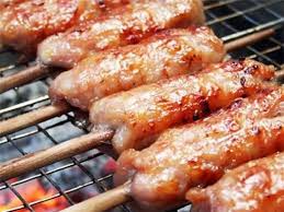 Xiên nem nướng