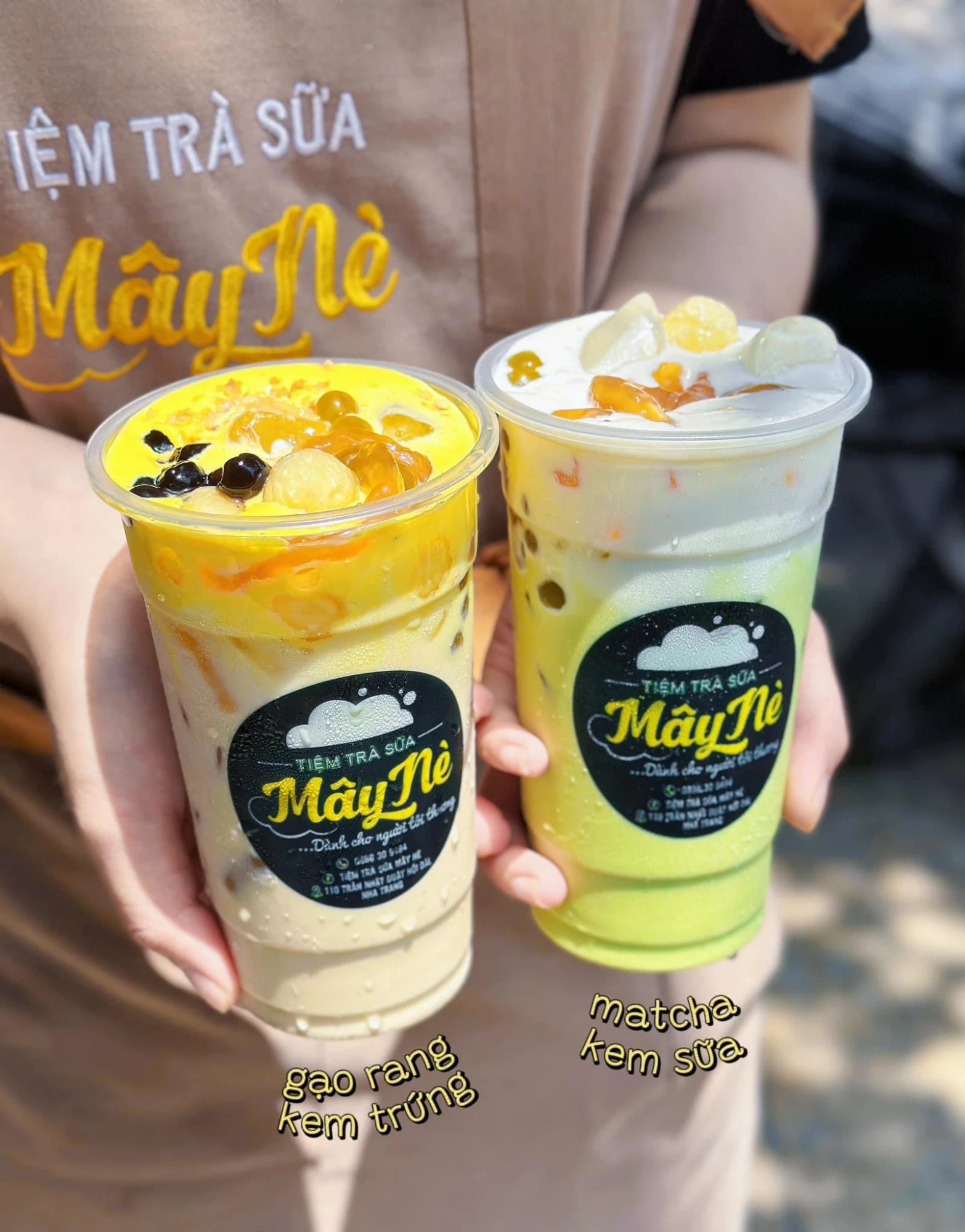 Matcha kem sữa