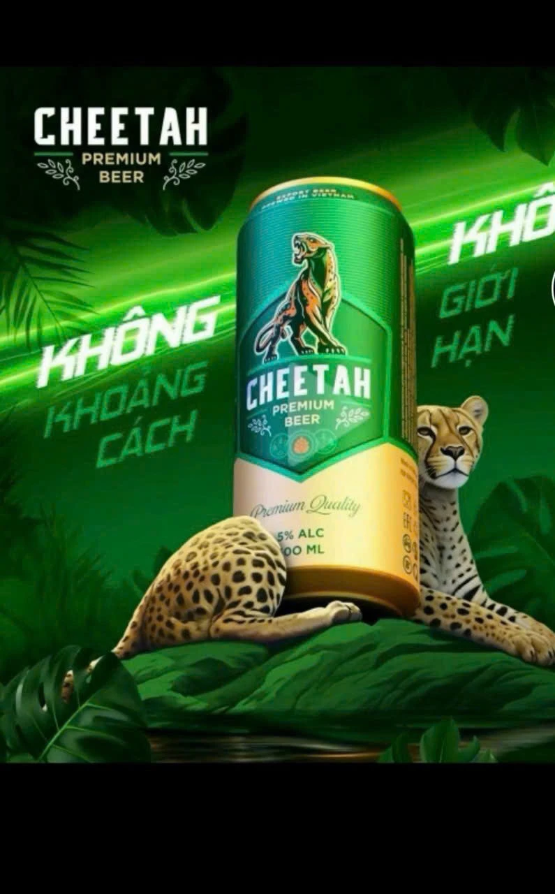 Bia Báo Săn Mồi CHEETAH 500ml (24 lon/thùng)