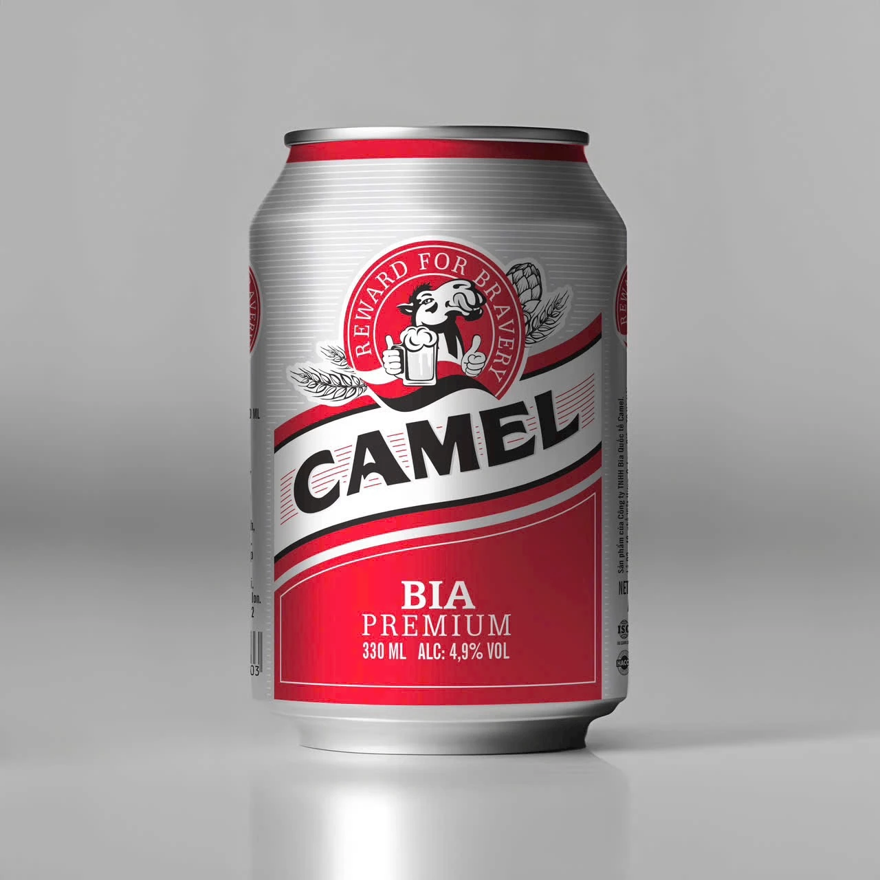 Camel đỏ Premium 330ml (24 lon/ thùng)
