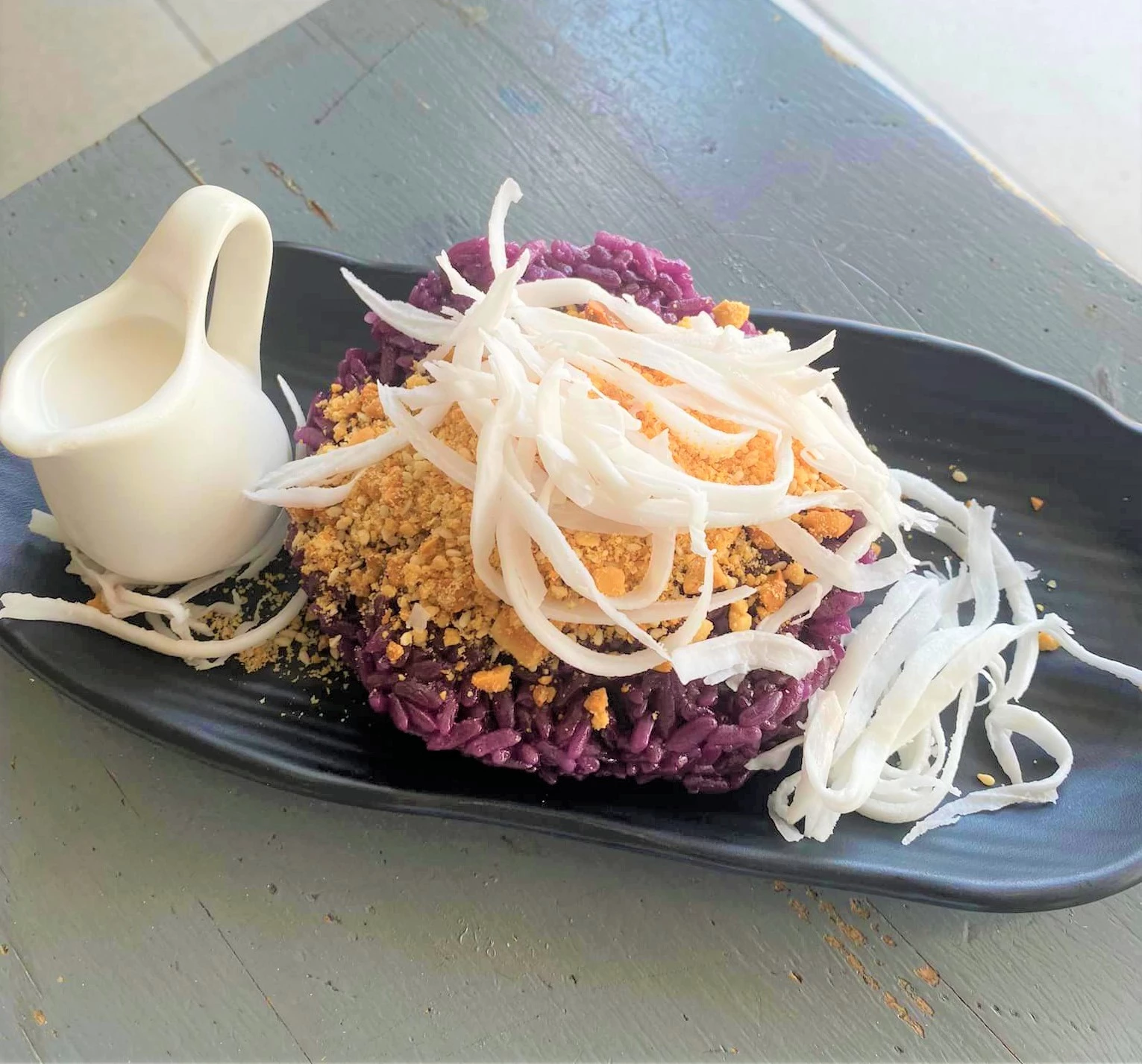 Xôi Cẩm + Cốt Dừa