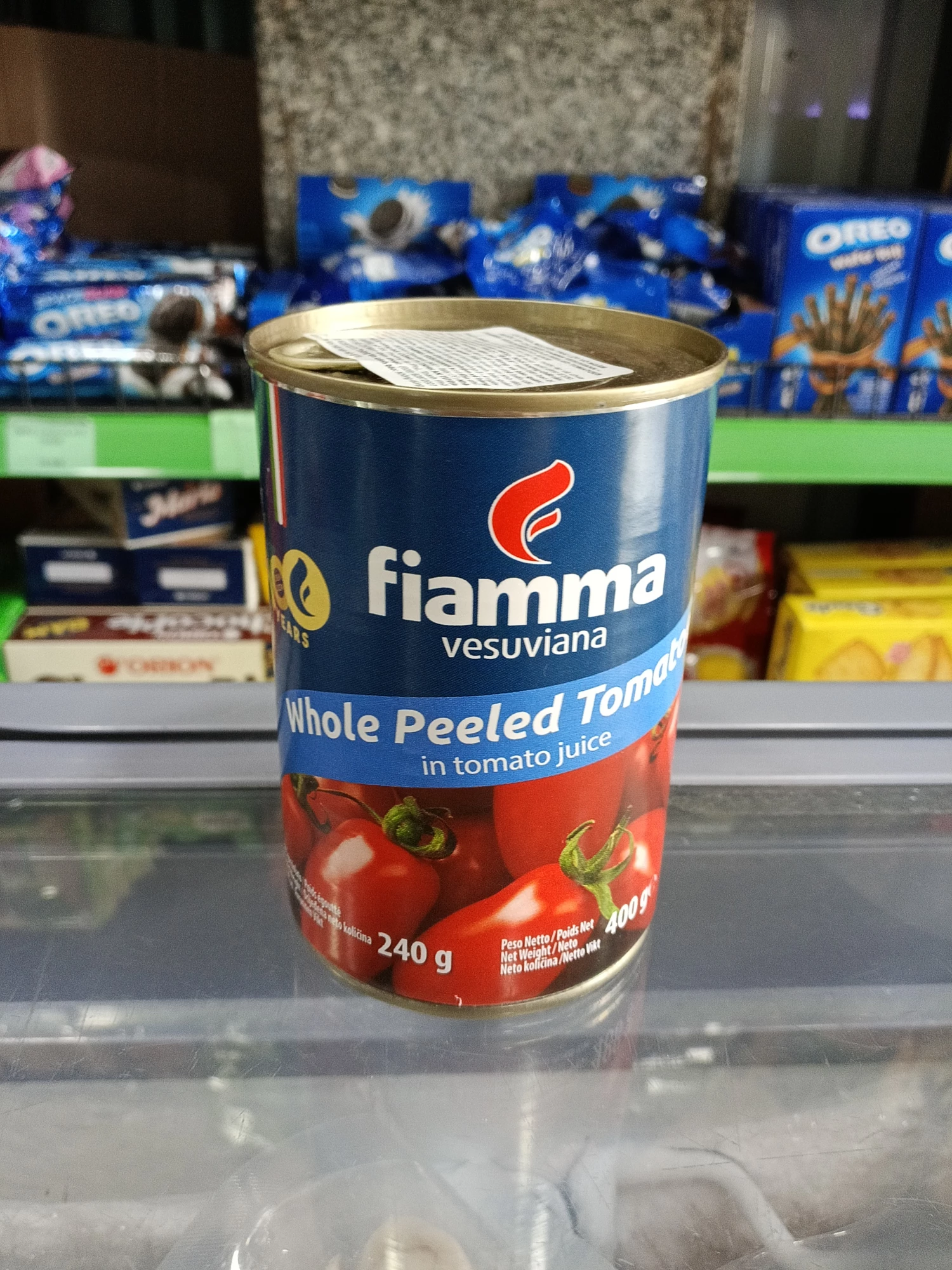 FIAMMA WHOLE PEELED TOMATOES 400 GR