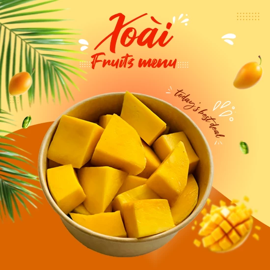 Xoài cắt sẵn (300gr)