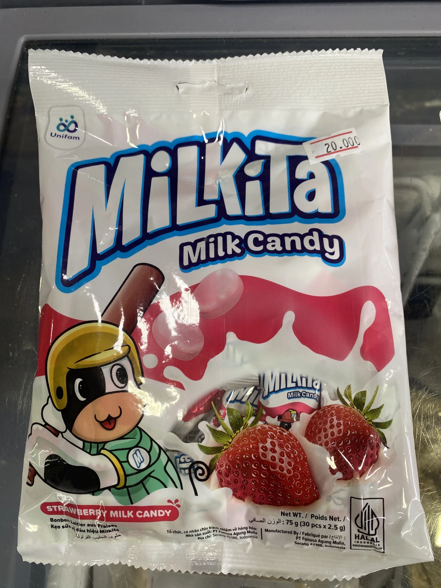 MILKITA STRAWBERRY MILK CANDY